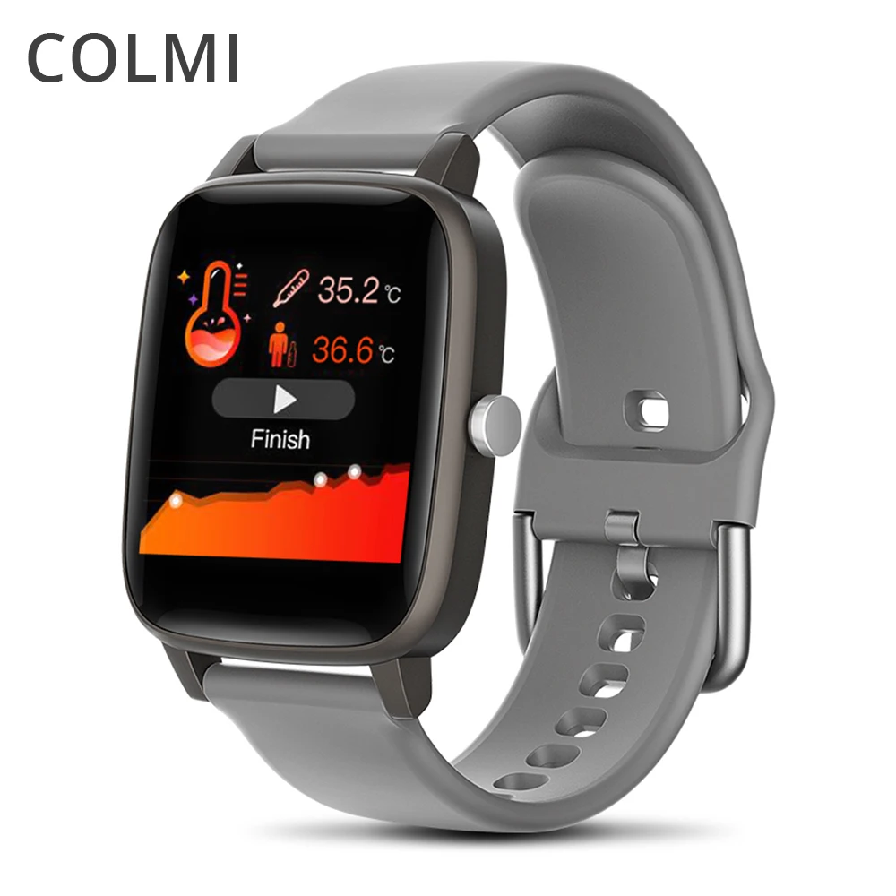 

Trending 2020 product BT5.0 tracker body temperature bp heart blood pressure smart watch