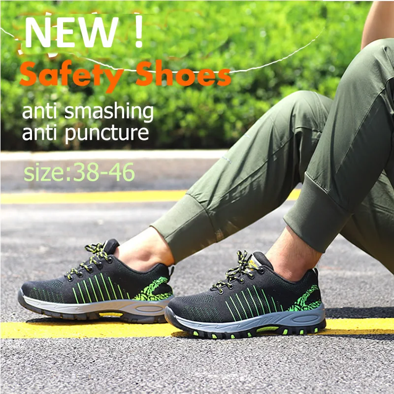 

Fashion Cheap Price Brand Industrial Safety Shoes Men Steel Toe Cap Safety Shoes, Red or black