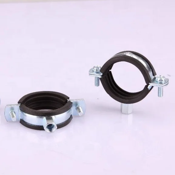 
Kingfix Rubber Pipe Clamp Ningbo Manufacture Clips Bolts and Nuts 