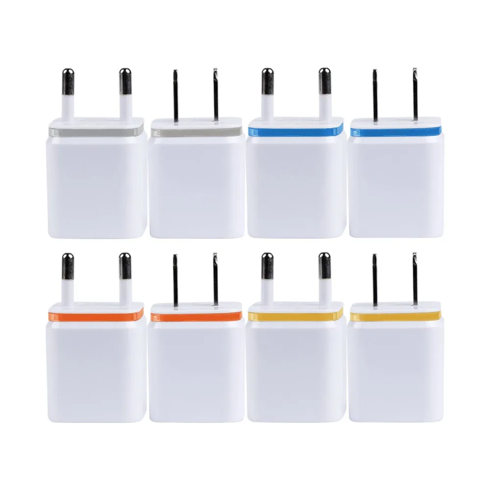 Promotional Custom Logo 2 Dual usb port USB home Charger wall charger Travel Charger Adapter