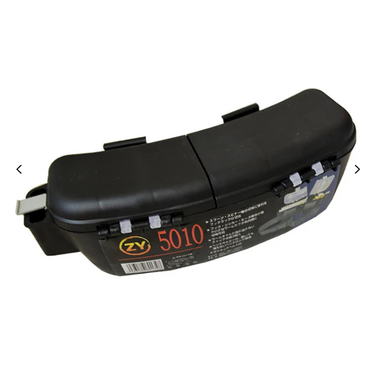 

Portable Fishing Bait Tackle Box Multifunctional Fishing Box Waist Carrier Lure Reel Holder ContainerStorage Box, Black