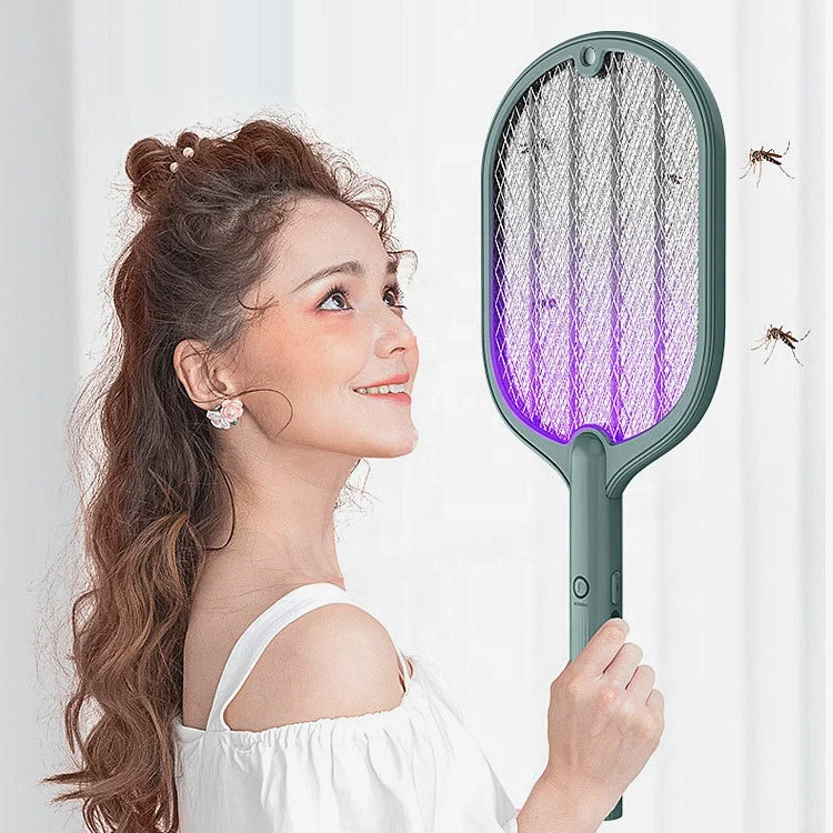 

OEM custom house indoor rechargeable led light moskito swatter racket zapper bat circuit electric mosquito fly killer machine