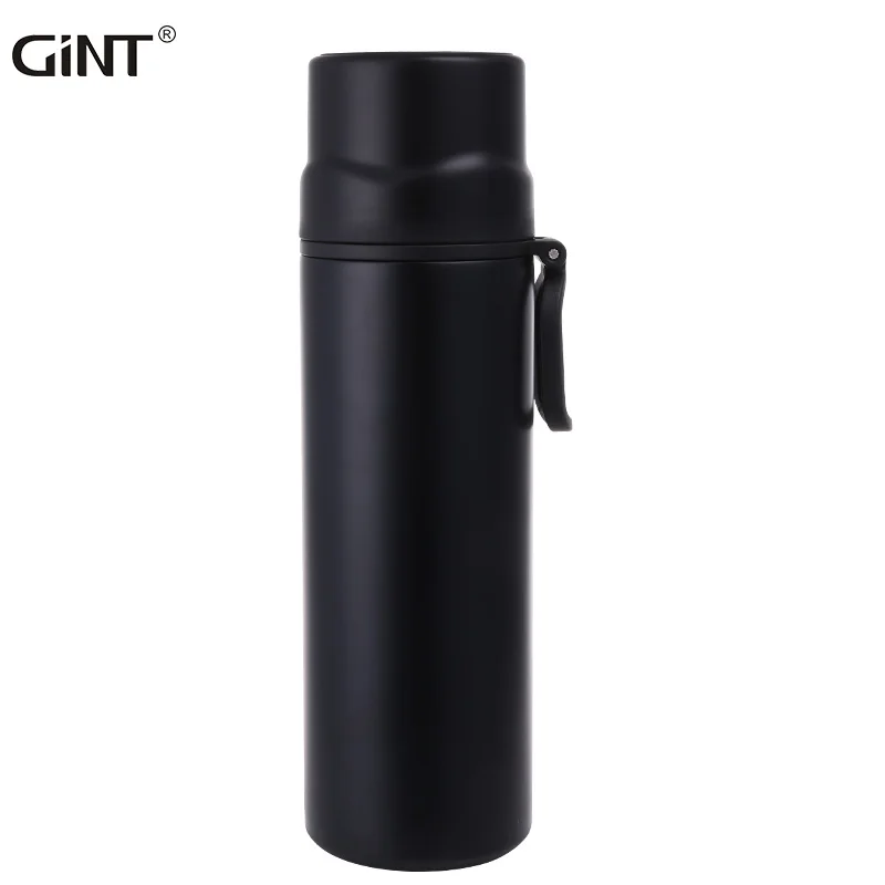 

High Quality Vacuum Stainless Steel Portable Lift Ring Hot Water Bottle
