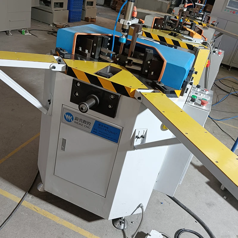 WEIKE CNC Building-Material-Making-Machinery Single Head Corner Crimping Machine for Aluminum Window and Door Making