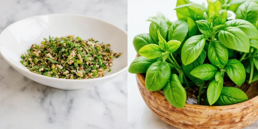 Freezing basil before drying