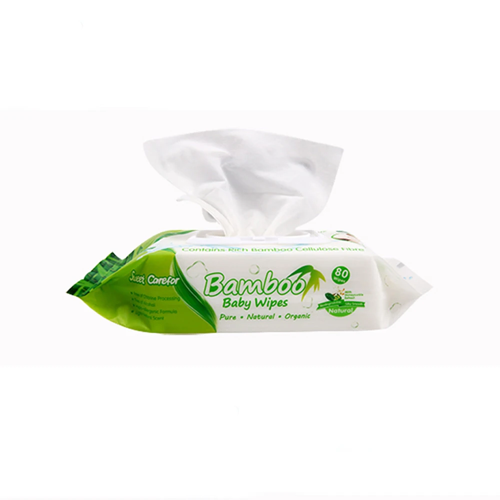 
OEM Antibacterial biodegradable wipes baby wet wipes 