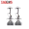 TAOCHIS car light 1.5 inch Mini H4 LED headlights projector lens high low beam clear head lamps 12V 5500k no astigmatic problem