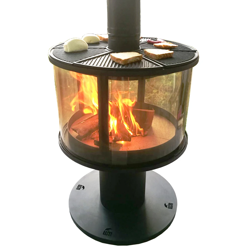 Indoor Usage Cold Rolled Steel Freestanding Wood Burning Stove Wood