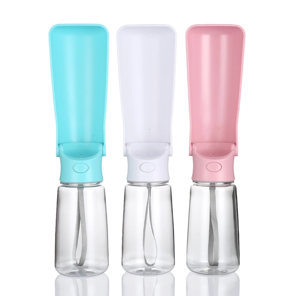 

Foldable Portable Dog Water Bottle For Running With Logo Printed