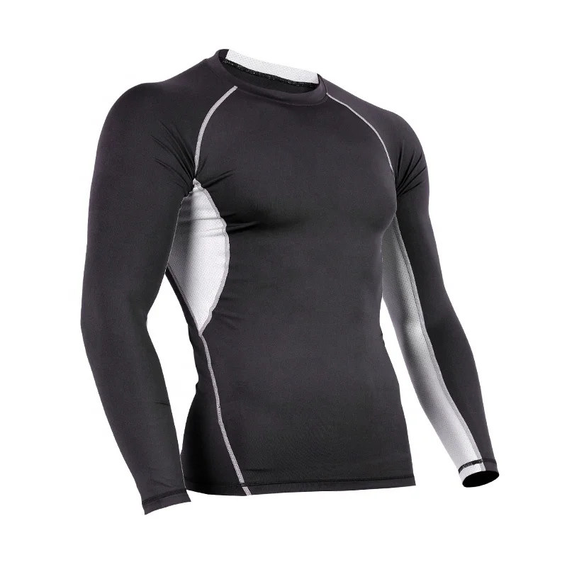 

2019 New Shirts For Men Long Sleeve Custom Compression Wear Baselayer, As picture