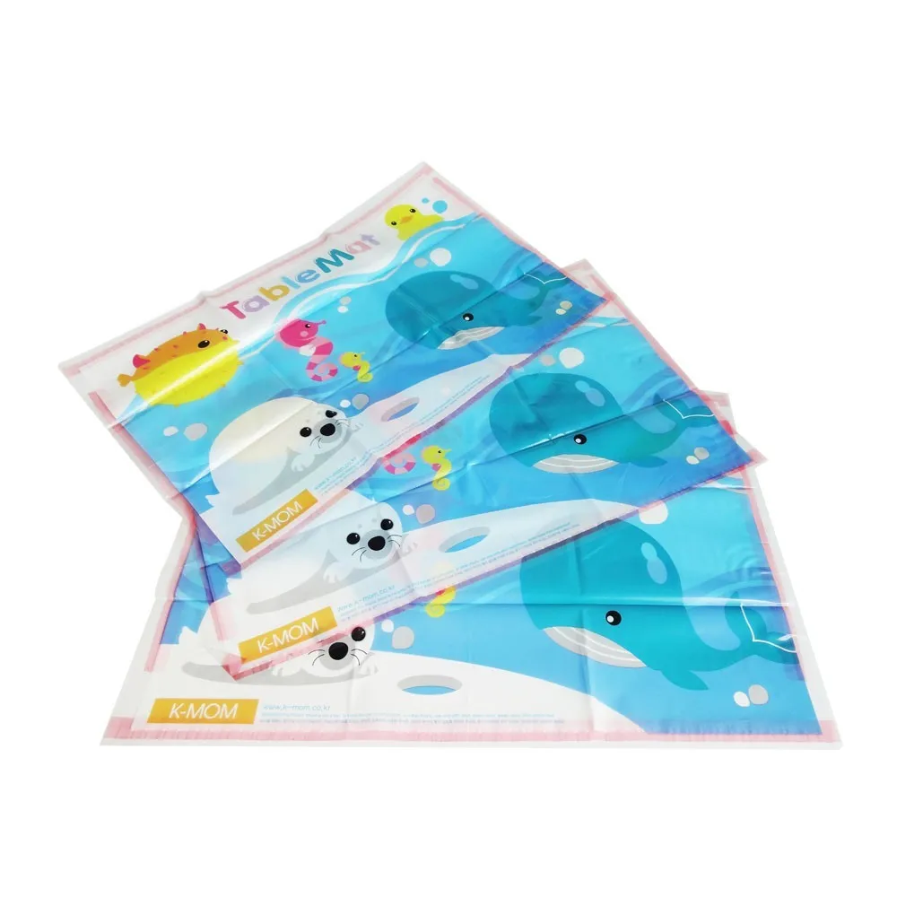 

Customized Disposable Recycled Plastic Placemats/table mat for restaurant, Up to 8 colors or customized