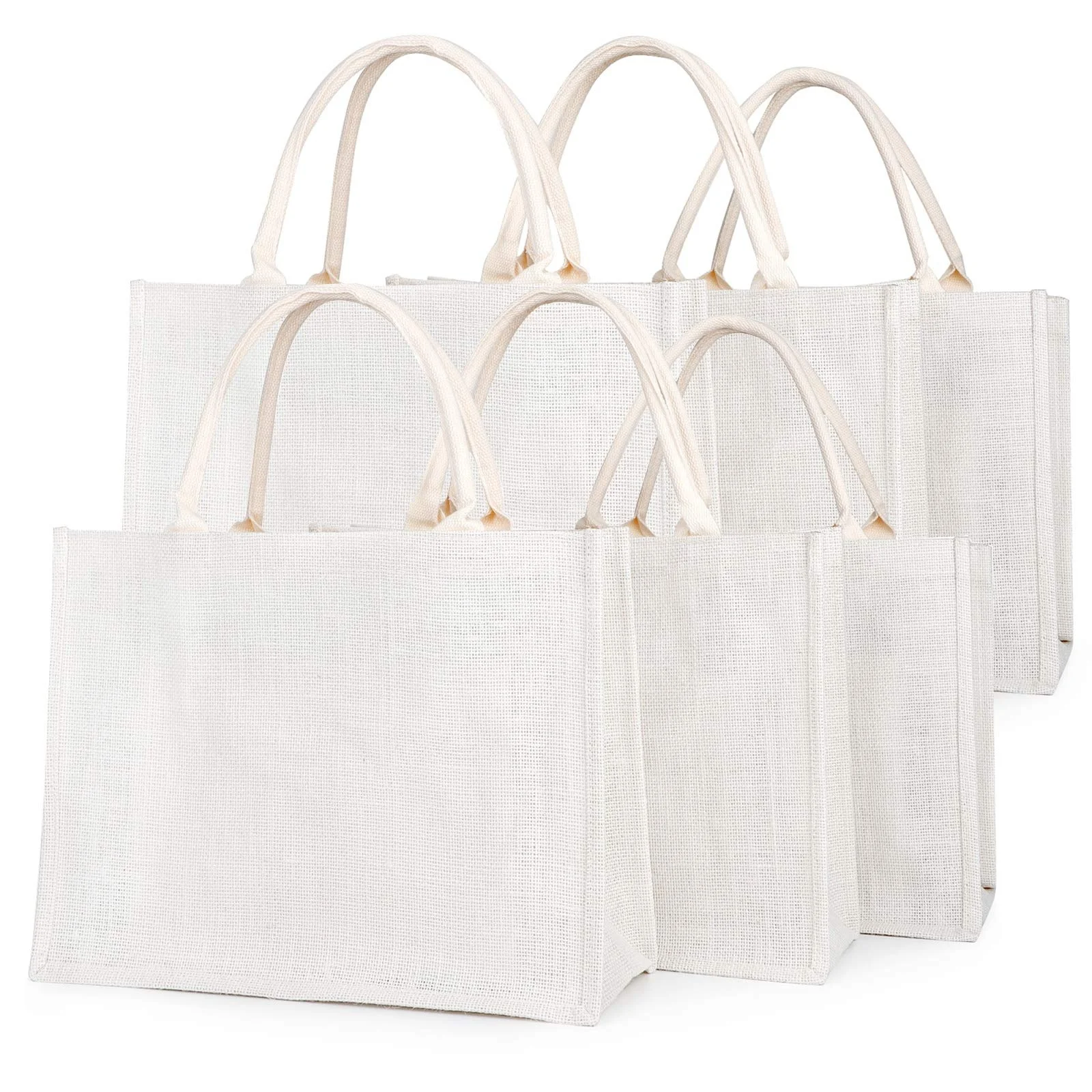 

Natural jute bag eco friendly color tote bags reusable jute shopping bag with sizes choose, Colorful