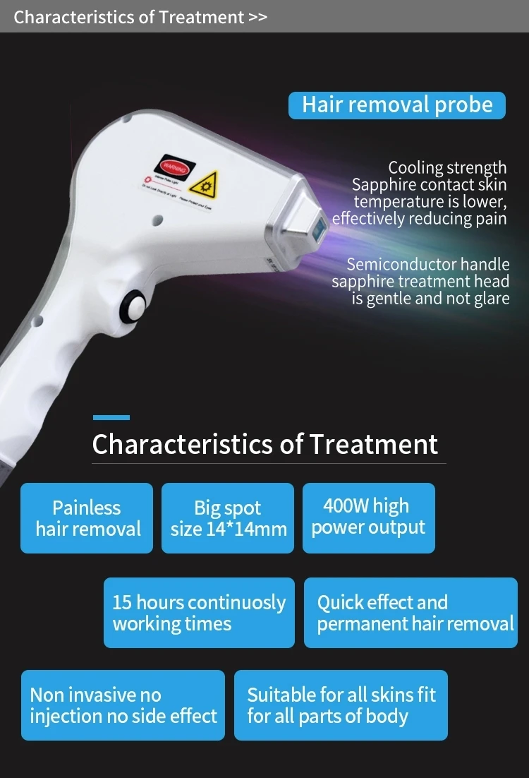 New design for wholesales 808 Professional 808nm diode laser hair