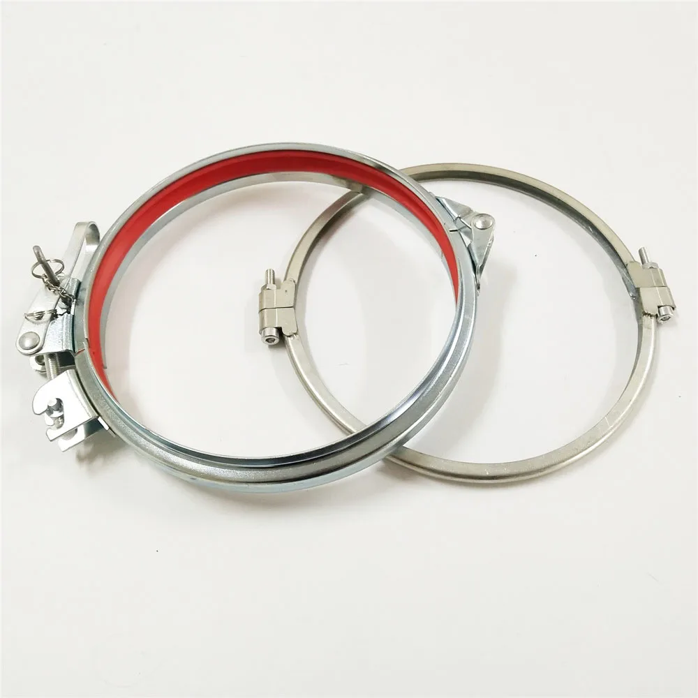 
Steel single pipe clamp with screw 