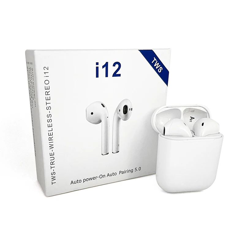 

Wireless Earphone Sport Stereo 5.0 I12 Tws I10 Wireless Headset Headphone With Bt Earbuds I12