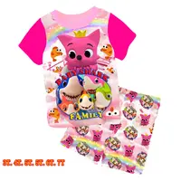 

New fashion Guangzhou children pyjamas fancy printed 100% cotton kids pyjamas