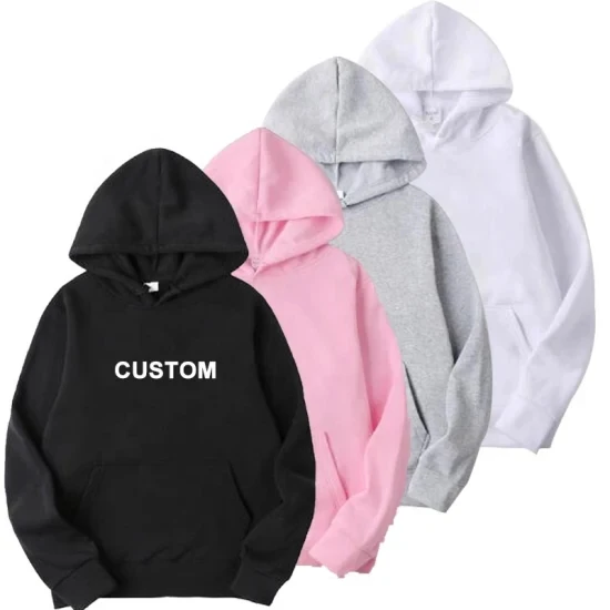 

Custom print hoodie high quality men 100% cotton oversized Hoodies plain pull over hoodies men