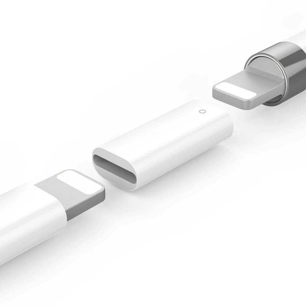 

Hot Selling Light ning Power Charging Adapter For Apple Pencil 1&2, White