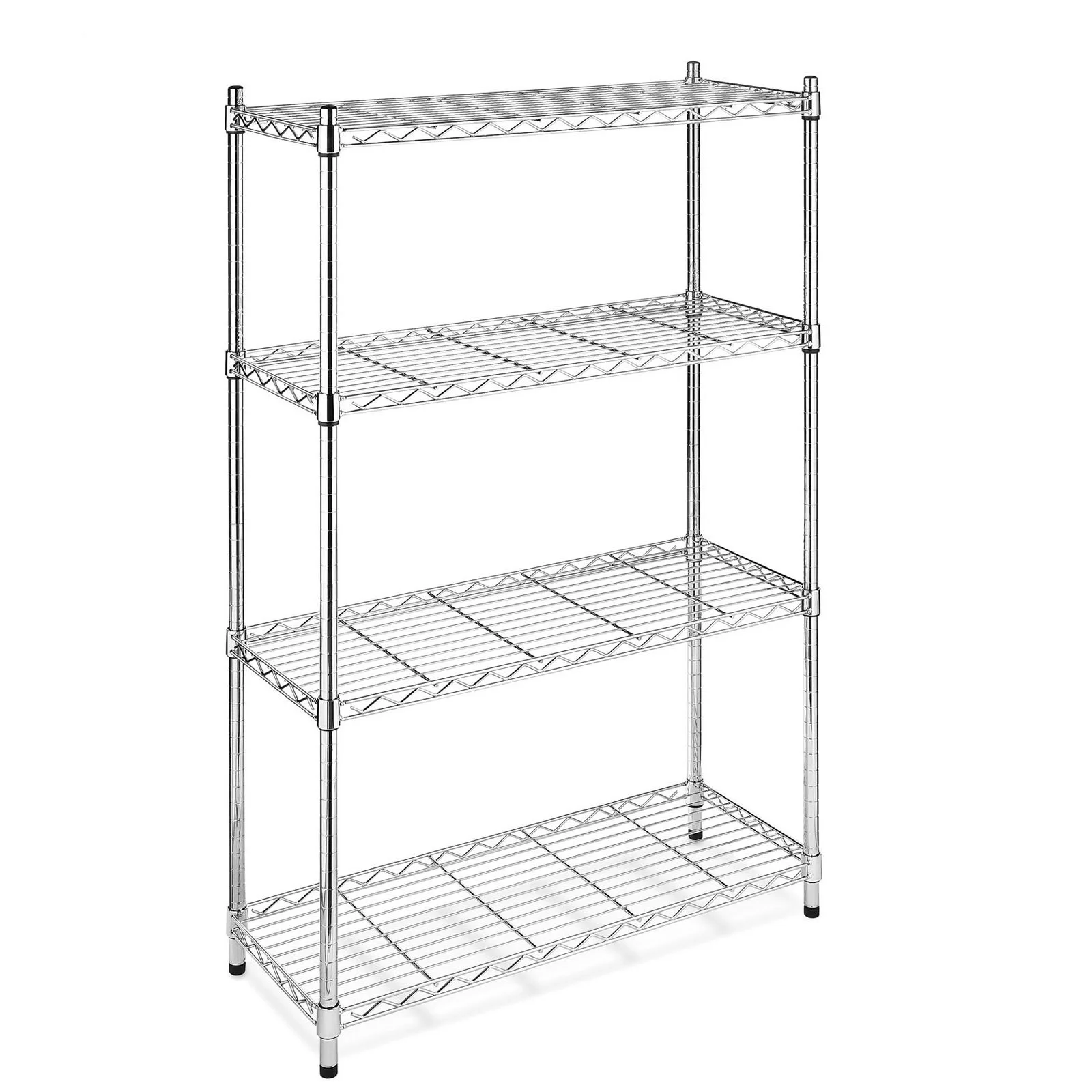 

Adjustable Heavy Duty Cube Storage Unit Garage Wire Shelving Units, Silver