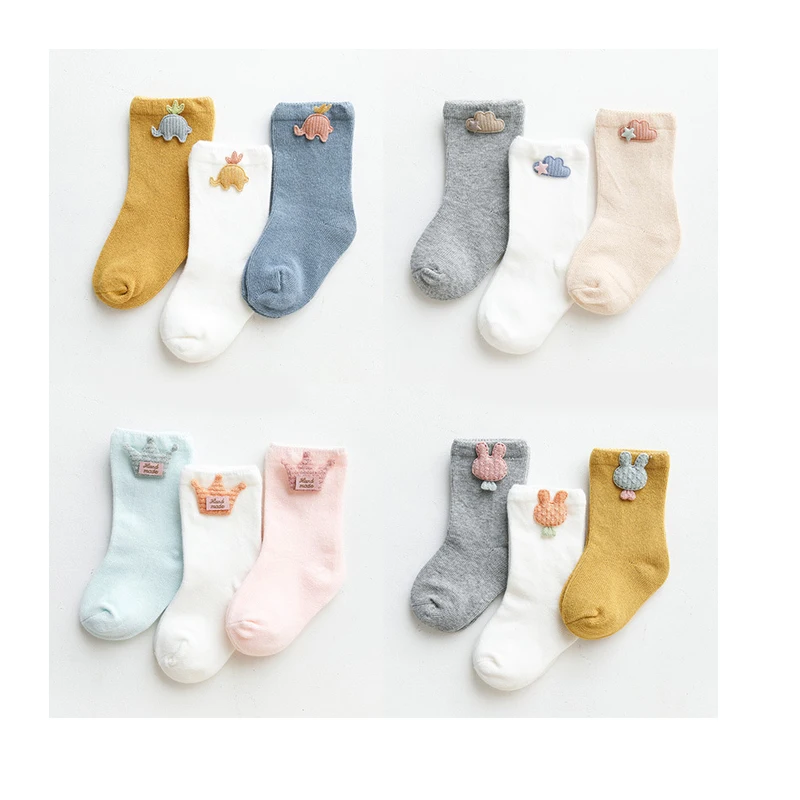 

drop shipping 5pairs/bag New Kids Soft Cotton Socks Boys Girls Warm Fashion Sport Socks Spring Autumn Gift hot sale, As photo
