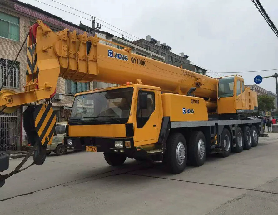 xcmg official manufacturer qy100k-i 100 ton mobile crane truck