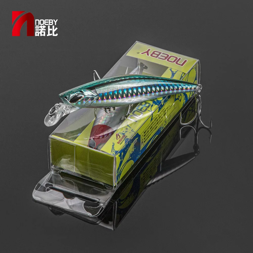 

NOEBY Deep-Diving big Lip sink fishing lure deep minnow lure, Customized, 8 colors on stock