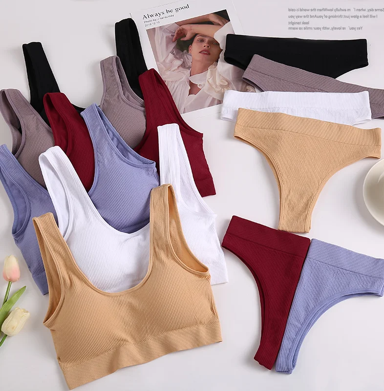 

FINETOO Wholesale Ladies Hot Selling Sexy Bra Sets Young Ladies Bra Brief Set Push Up Underwear Bra Panty Sets For Woman