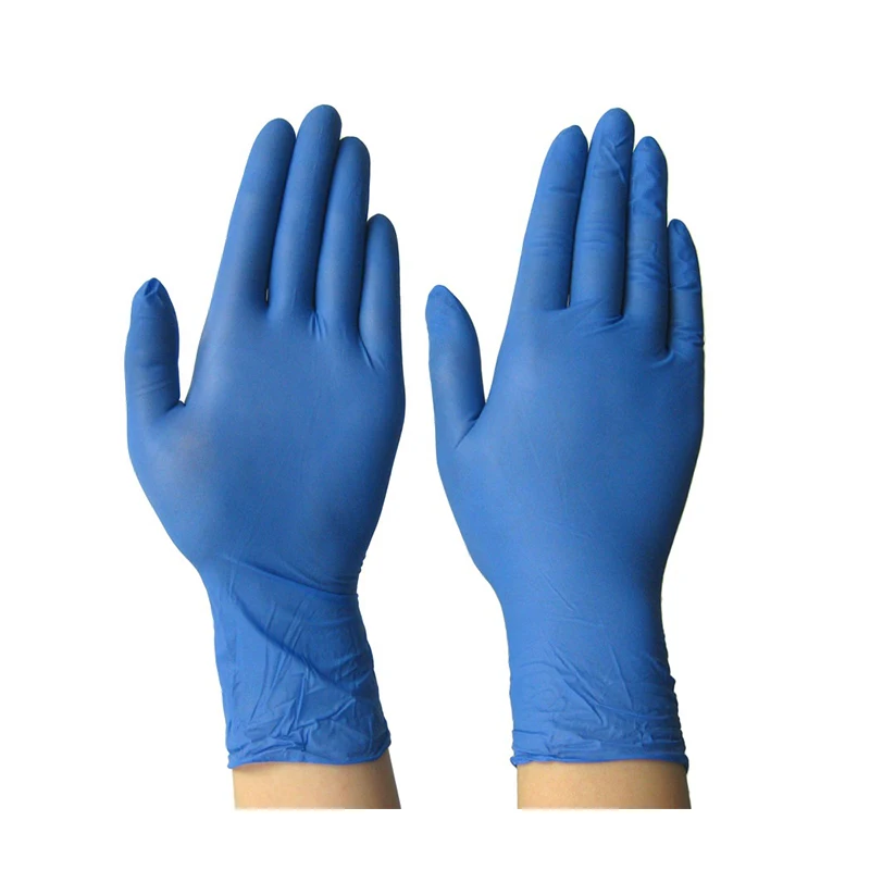 2020 CE FDA disposable Safety PVC Medical powder-free Nitrile gloves, Natural Latex Medical Examination InStock Nitrile gloves