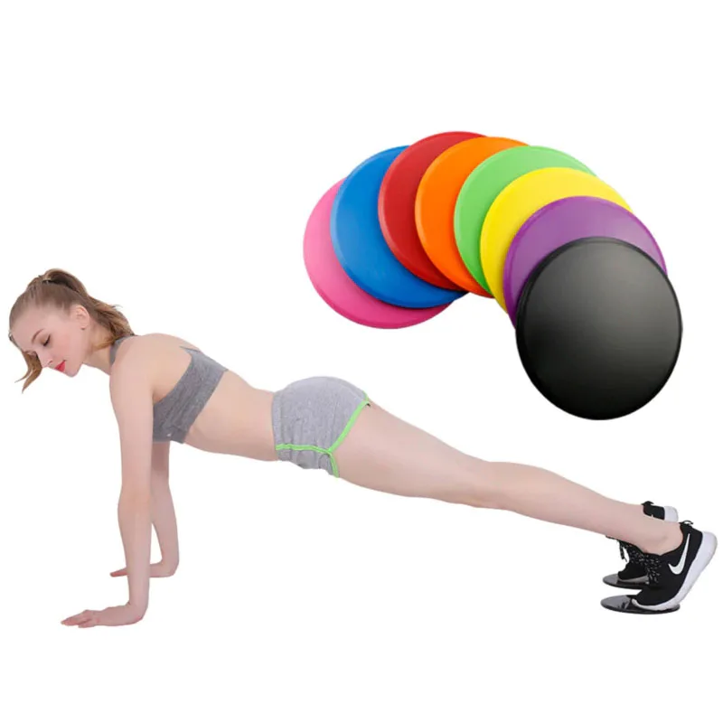 

High Quality Round Exercise Sliding Disc colorful Gliding Discs Core Sliders Gym Equipment Fitness, Blue, red, black, pink, green, purple etc