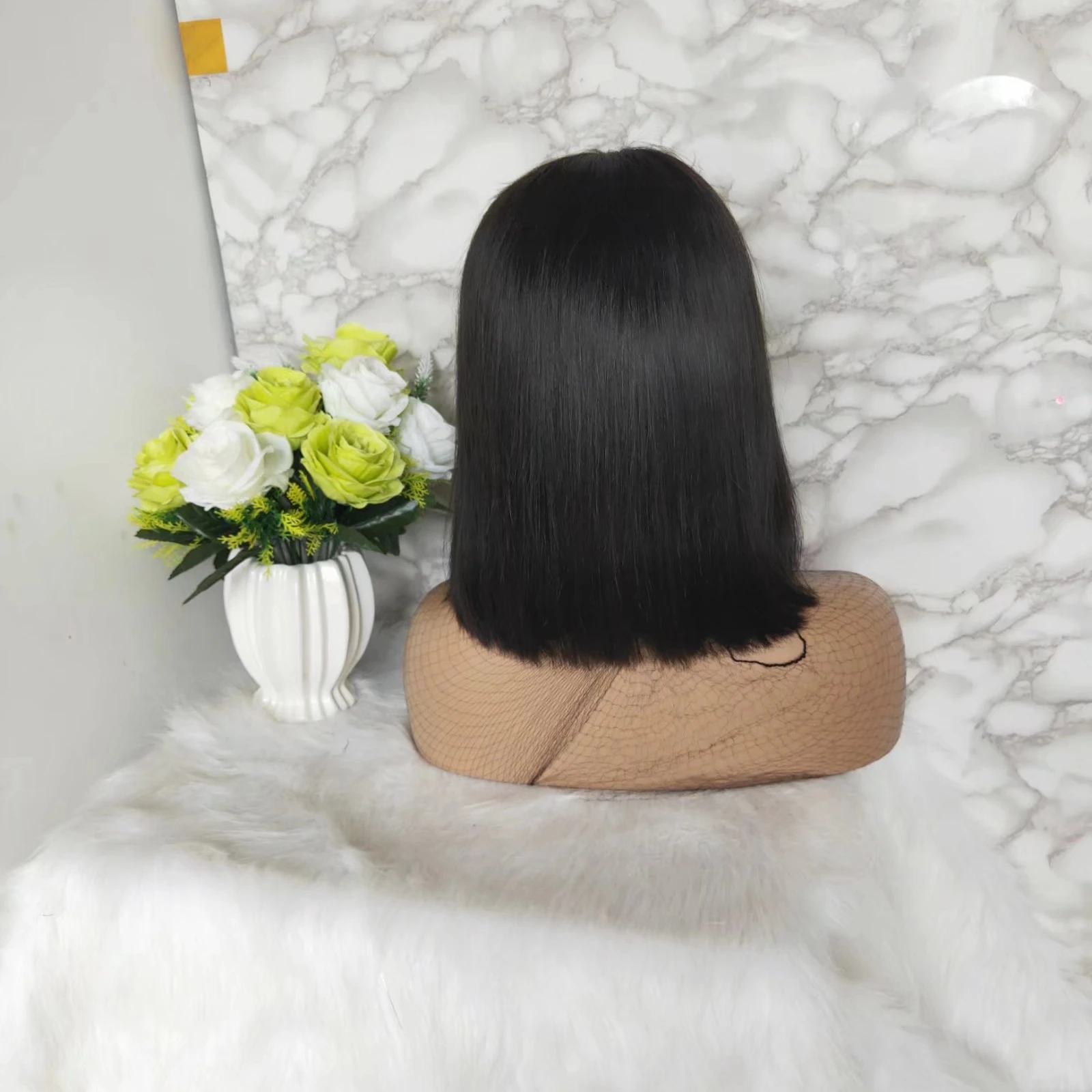 

Amara best sale bob wigs human hair lace front top quality bob wig short straight short bob wigs in stock