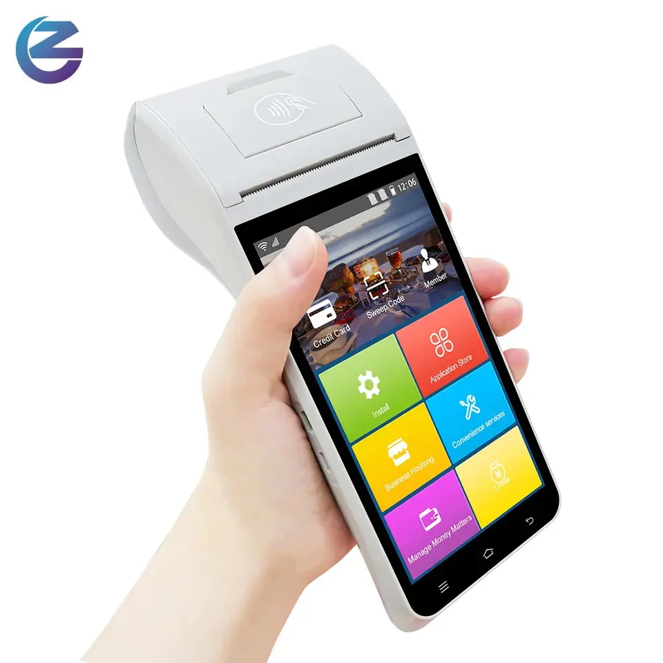 

Z91 5.5INCH Android 11.0 machine handheld pos restaurant system touch screen handheld billing machine bus ticket