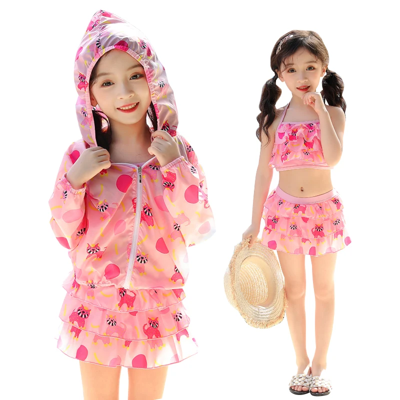

2021 luxury designer custom swimwear women bikini children skirt, As picture