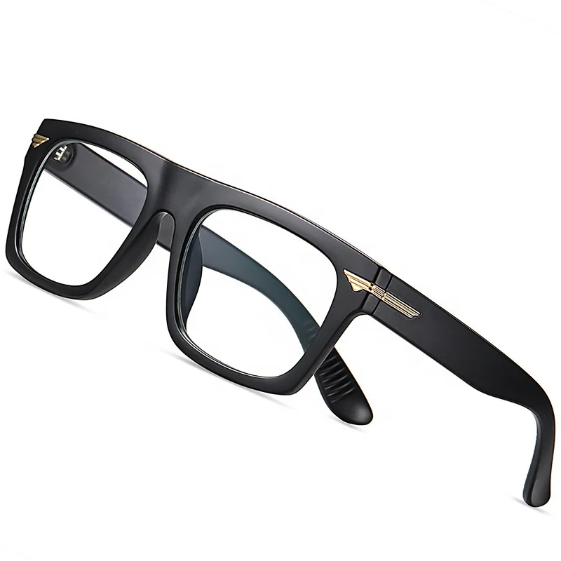 

Eyewear 3394 New Style Fashion Anti Blue Light Safety Optical Glasses Vintage TR90 Square Big Frames Myopia Eyeglasses