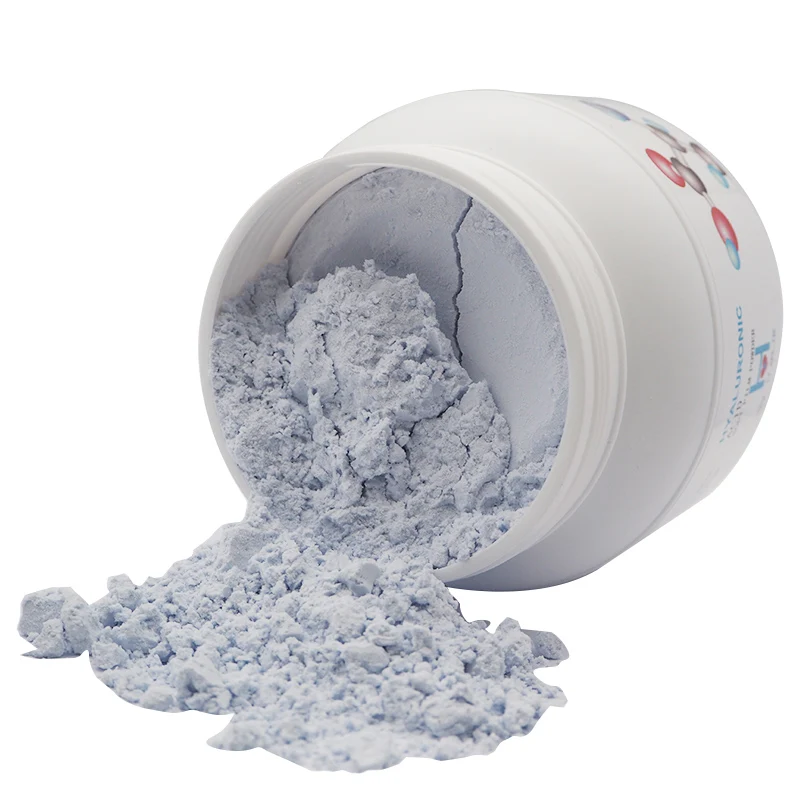 

The Lock Water Hyaluronic Acid Soft Film Powder Powder Mask Hydro Jelly Face Mask Powder Mask, As picture