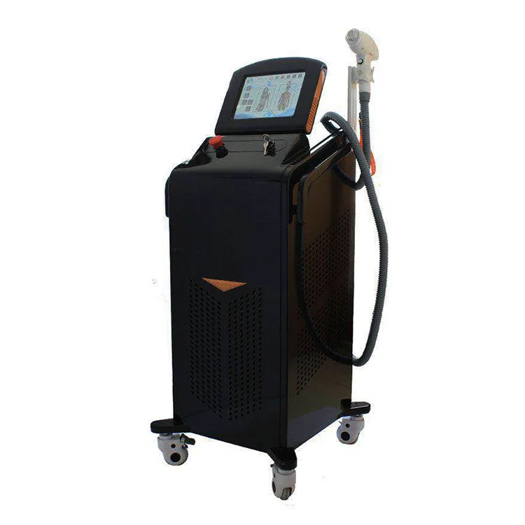 

CE approved Soprano Ice laser 755 808 1064 nm 3 wavelength diode laser hair removal machine with Soprano ice lazer machine, Black,white
