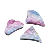 Fashion acrylic sky powder blue gradient hair catch geometric sky hair claws hair accessories women