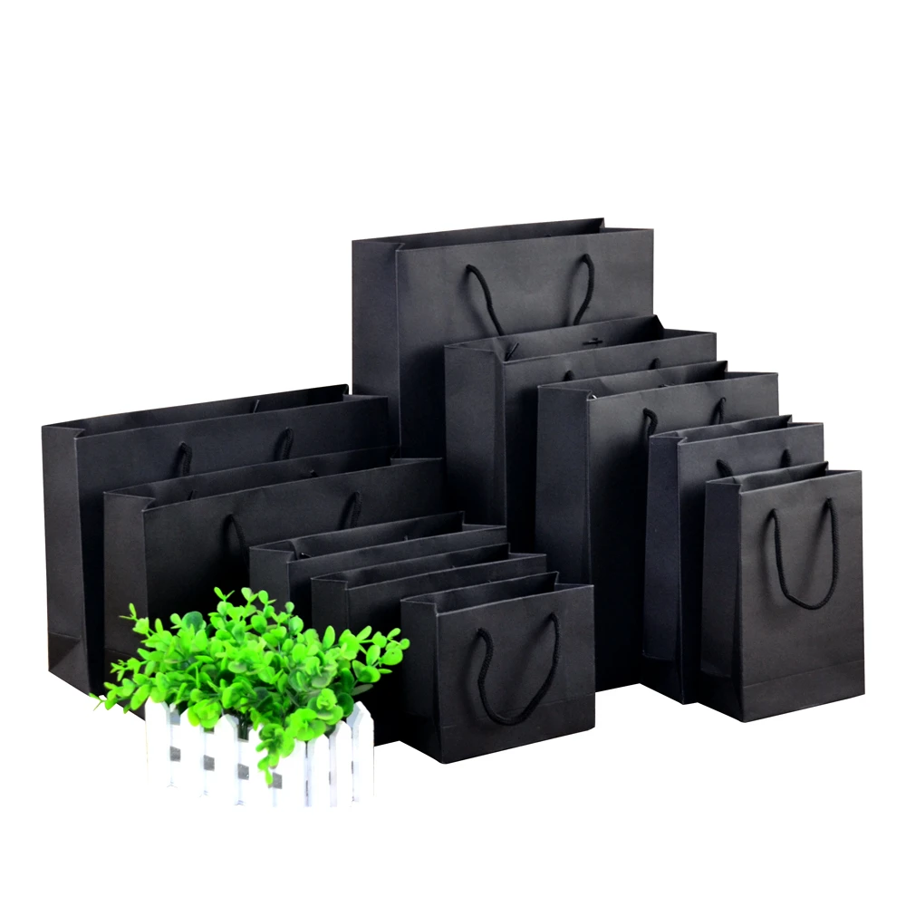 
Custom logo paper gift bags with handles OEM 