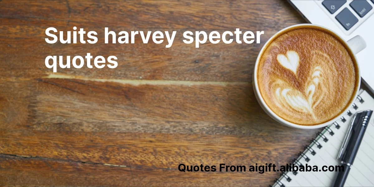 suits harvey specter quotes