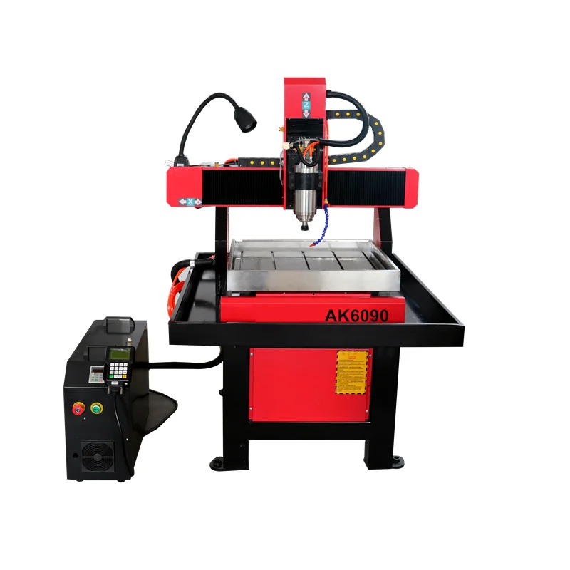 Heavy duty steel structure mould metal cnc router 3 axis cnc milling machine 4040 6060