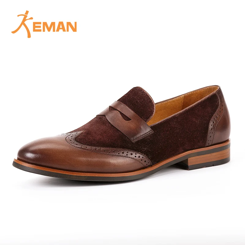 

Hand Made Chinese Formal Footwear Manufacturer Real Calf Leather Shoes Genuine Man Casual Loafer Shoe, Any color