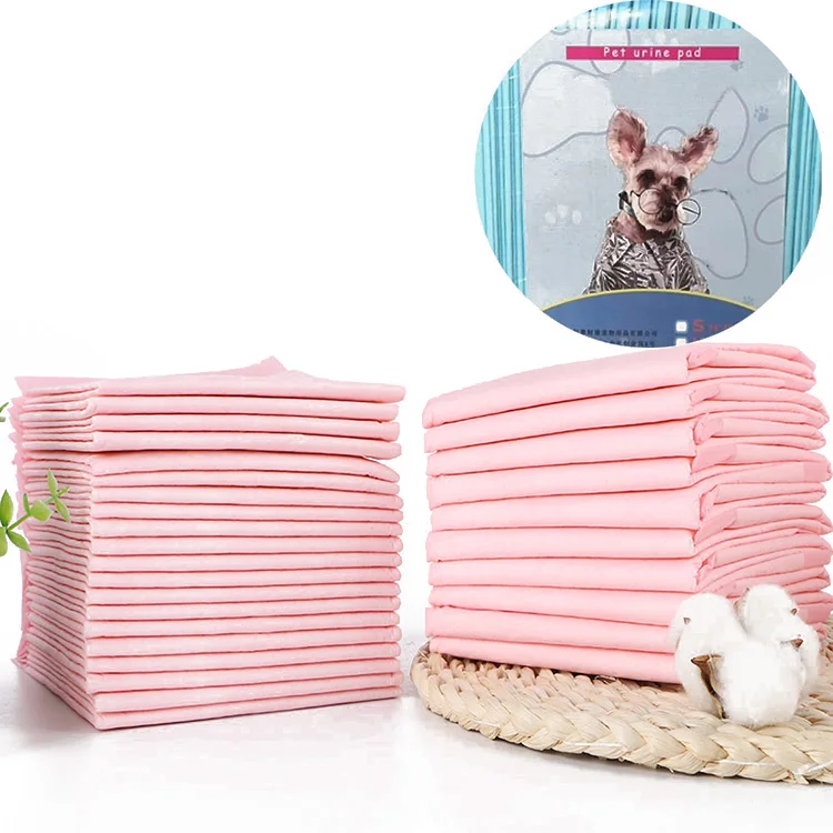 

Cheap Pet Puppy Pad Training Biodegradable Dog Pee Pad, Blue or pink