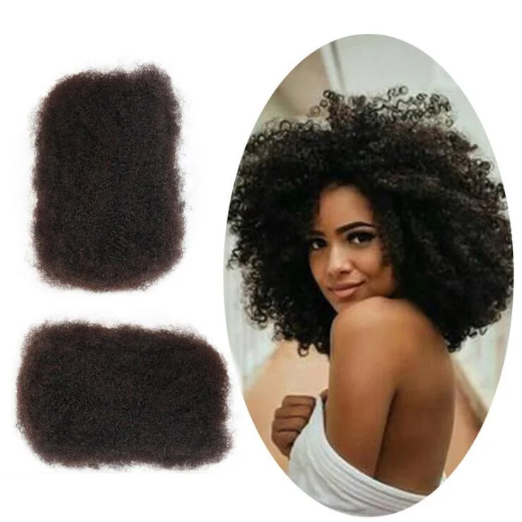 

Afro Kinky Human Hair Bulk Hair Extensions, Customized