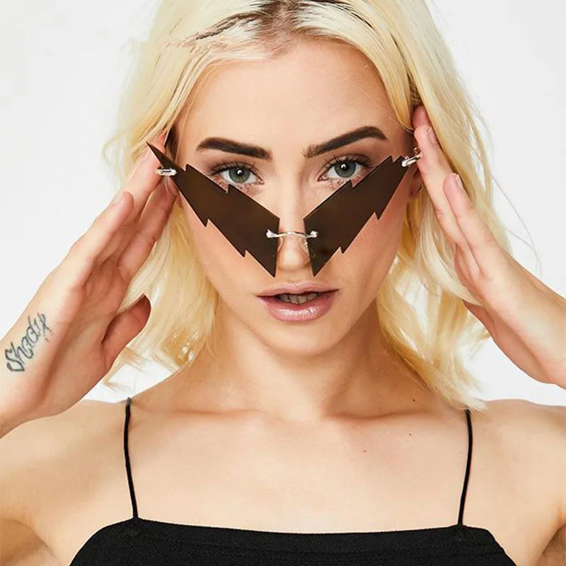 

2020 irregular promotional vintage retro ladies hot sale new product 2020 funny sunglasses women, Multi colors
