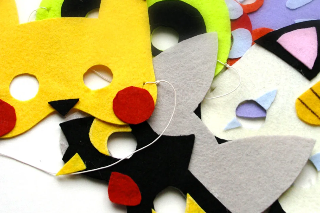 cute animal masks felt masks for kids halloween costume birthday party