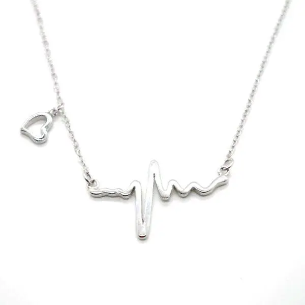FY- PL068 Factory Wholesale 925 Silver Cute Love Figure Chains Necklaces & Pendants for Women Fashion Festival Gift Jewelry