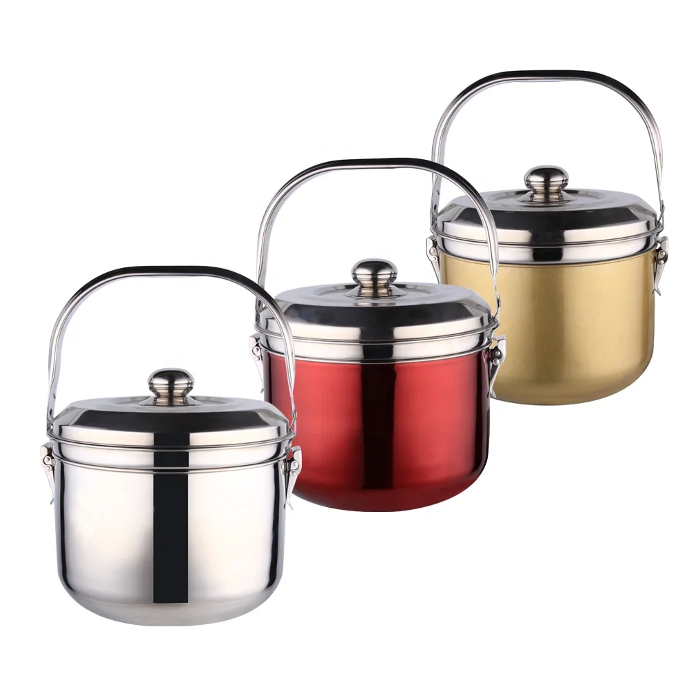 
6L southeast asian hot sale stainless steel 304 outdoor camping cookware for picnic 