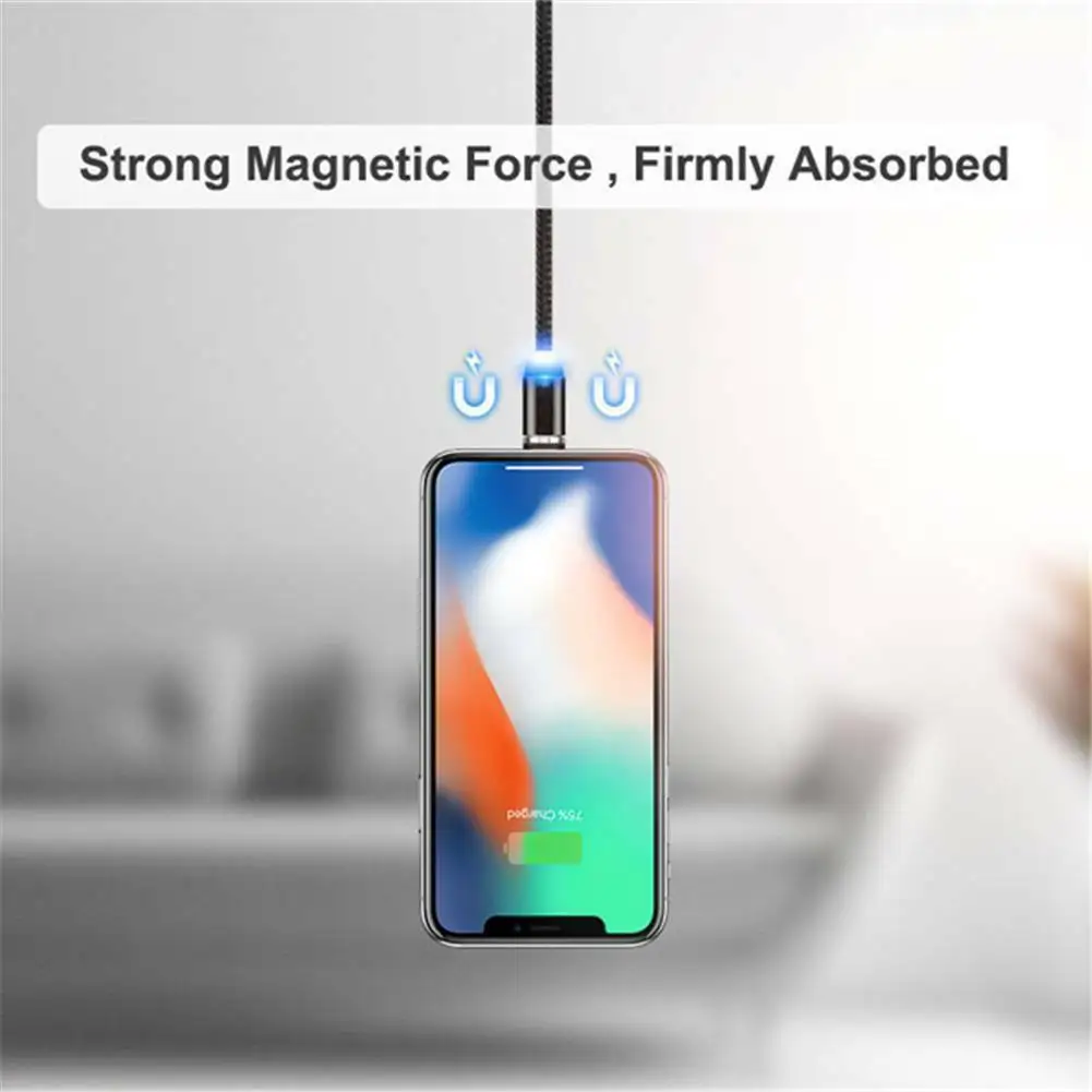 3 IN 1 Magnetic Adapte Type-C Micro USB IOS Charging Cable For Samsung iphone - ANKUX.COM