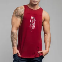 

Custom Printed Men Gym Muscle Sleeveless Shirt Male Vest Tank Top Bodybuilding Clothing With Logo