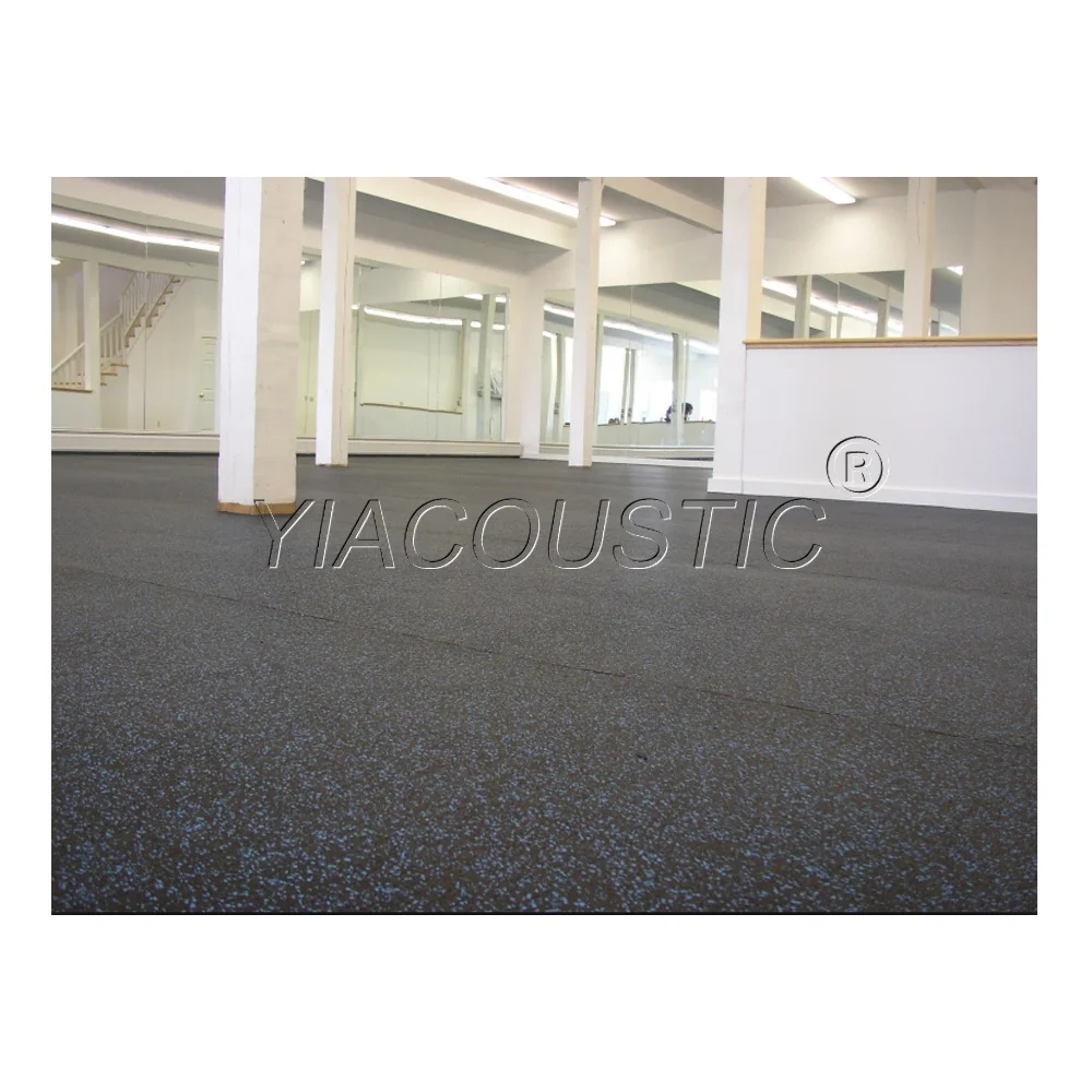
Gym Room Lower Noise Shock Absorbent Rubber Flooring/ Commercial Places Flooring 