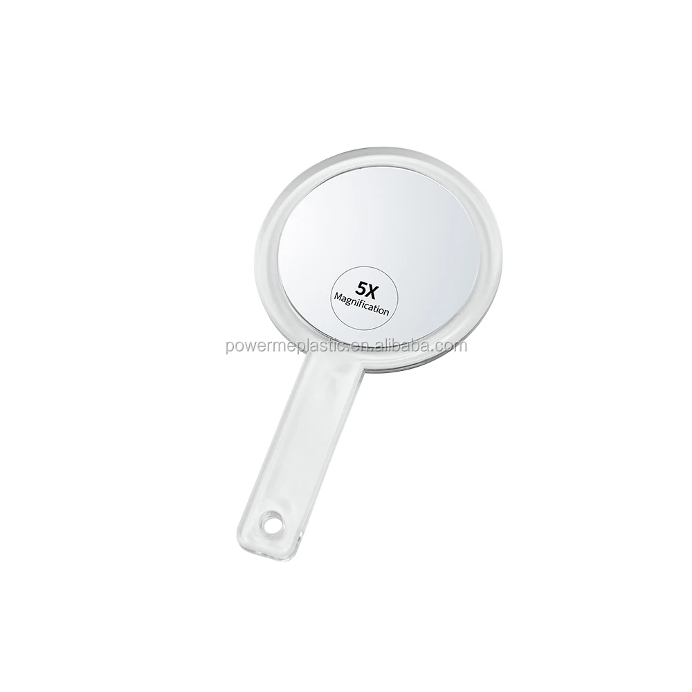 Plastic Hand Mirror For Promotional Purpose Small Gifted Handheld